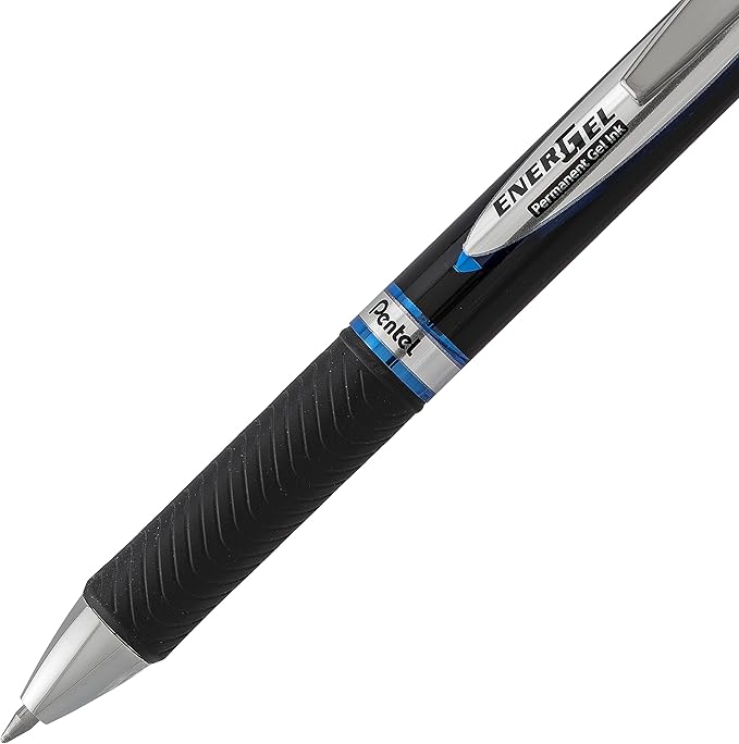 Pentel EnerGel Pro Permanent Gel Ink Pen, 2 Pack