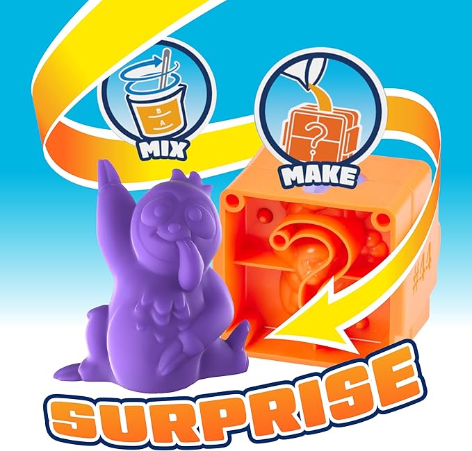 Elmer's Squishies Mix and Match DIY Squishy Toys Kids Crafts Creates 2 Mix and Match Characters 12 Piece Kit