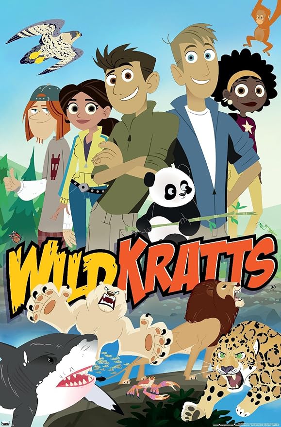 Wild Kratts - Group Wall Poster, 34L" x 22.4W", Premium Unframed Version