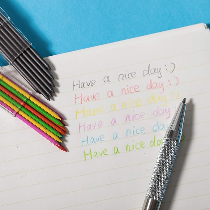 Mr. Pen- 2mm Mechanical Pencil, Metal, 2mm, Drafting Pencil, Metal Mechanical Pencils, Drawing Mechanical Pencils, Lead Holder (Pack of 2)