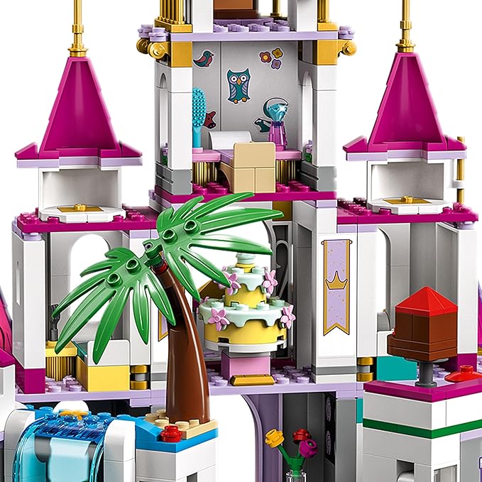 LEGO Disney Princess Ultimate Adventure Castle 43205 Building Toy with 5 Princess Mini-Dolls Including Ariel, Rapunzel and Snow White(Packaging May Vary)