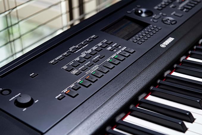 Yamaha DGX-670B, 88-Key Weighted Digital Piano with Sustain Foot Switch and Music Rest, Black - Furniture Stand Sold Separately