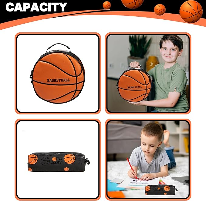 Boys' School Backpack with Lunch Box and Pencil Case - Ideal for Teens and Middle School Students