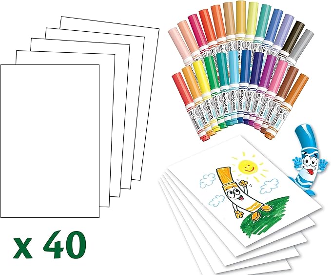 Crayola Pip-Squeaks Washable Marker Set (65ct), Essential Easter Basket Stuffers, Coloring Set, Drawing Art Supplies for Kids, Spring Craft Kit, Travel Activity, Gifts for Kids
