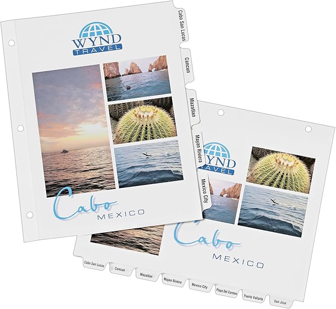 Avery Customizable Print-On Dividers for 3 Ring Binders, 5-Tab Set (11511)
