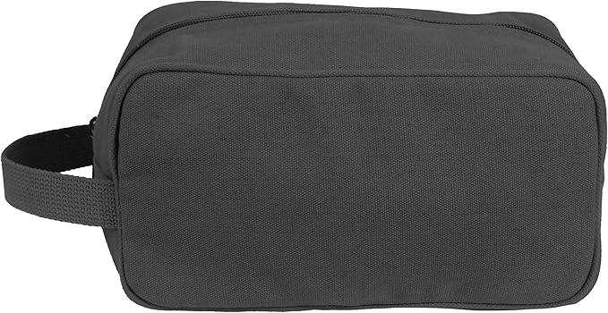 Rothco Heavyweight Canvas Travel Dopp Kit - Shave and Shower Toiletry Organizer