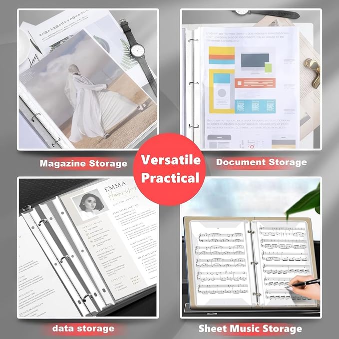 Sheet Protectors 8.5 x 11 inch Clear Page Protectors for 3 Ring Binder,50 Pack Plastic Sleeves for Binders，Top Loading Plastic Sleeve for Binders, Letter Size, documents and Photos, Office Supplies.