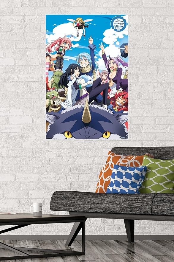Trends International That Time I Got Reincarnated As A Slime - Group Wall Poster, 22.375" x 34", Premium Unframed Version