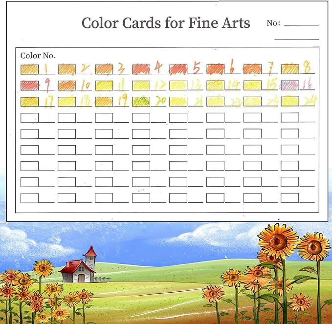 Orange Yellow Gel Pens,72 Color Gel Pens Set including 24 Color Gel Pen with 48 Refills,40% More Ink Colored Gel Pens for Drawing, Doodling, Scrapbook, Journaling