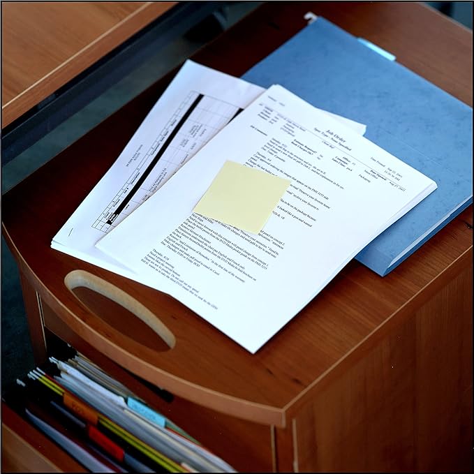 Post-it Notes, 3 in x 3 in, 4 Sticky Notes Pads, 50 Sheets per Pad, The Iconic Canary Yellow Note, School Supplies and Oﬃce Products