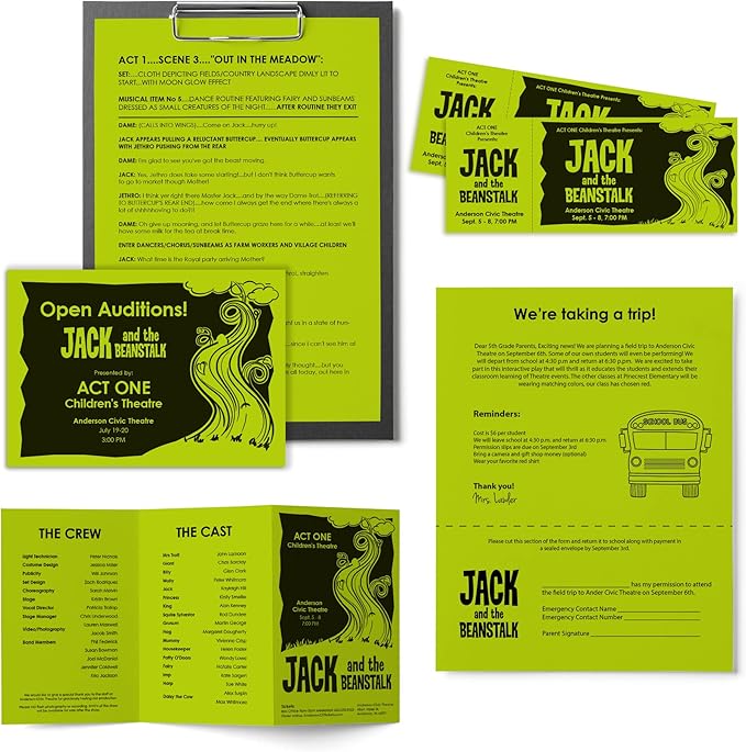 Neenah Astrobrights Bright Color Paper, 8 1/2in. x 11in., 24 Lb, FSC Certified, Terra Green, Ream Of 500 Sheets, 21588