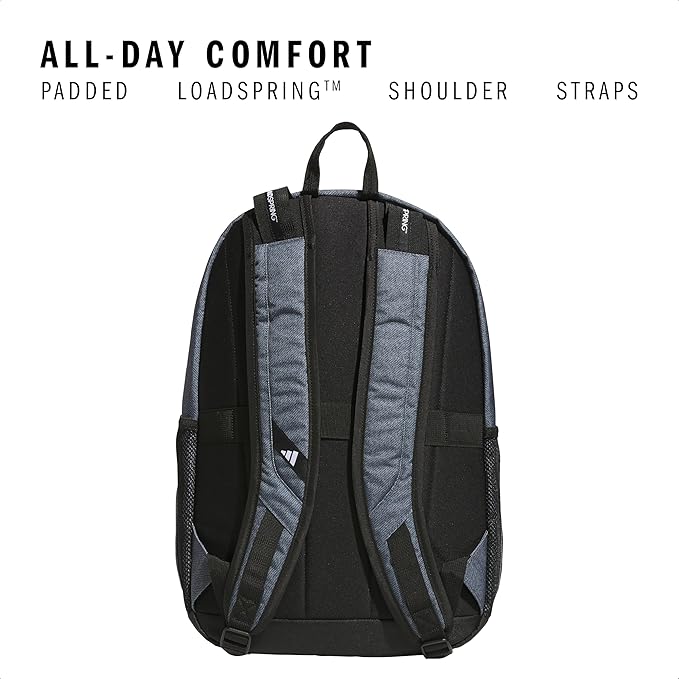 adidas Prime Backpack for Work, Travel Bag for Women and Men with Padded Compartment for Laptop