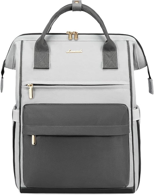 LOVEVOOK Laptop Backpack for Women,15.6 Inch Work Teacher Nurse Bag,Business Computer Backpack Purse with USB Port,Stylish Casual Daypack for Travel