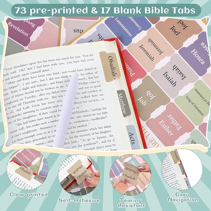 137 Pcs Bible Study Supplies Journaling Kit 1 Pencil Case 12 Highlighters 4 Sticky Notes 6 Gel Pens 35 Paper Clips 3 Tapes 1 Markers 75 Tabs for Christmas Bible School Gifts(Morandi Color)