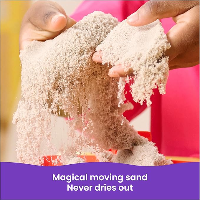 Kinetic Sand, Sandy Farm Set, Creative Easter Gifts, Includes 12oz Moldable Play Sand, 6 Tools & Molds, Storage Case, Toddler Toys for Ages 3 and up