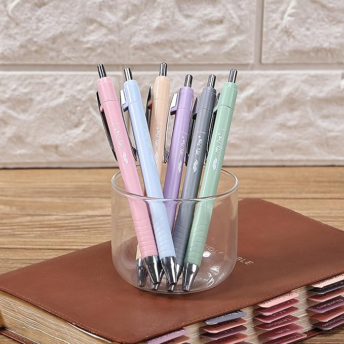 Mr. Pen- 6 Pack Assorted Color Bible Journaling Pens, No Bleed Through