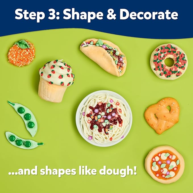 Elmer’s Stretch 'N Create Dough Kit, 3 Ways to Play, Snack Shack Kit, 9 Count - Perfect for Birthday Party Gift, School Classroom Activity, Kids Craft Summer Fun