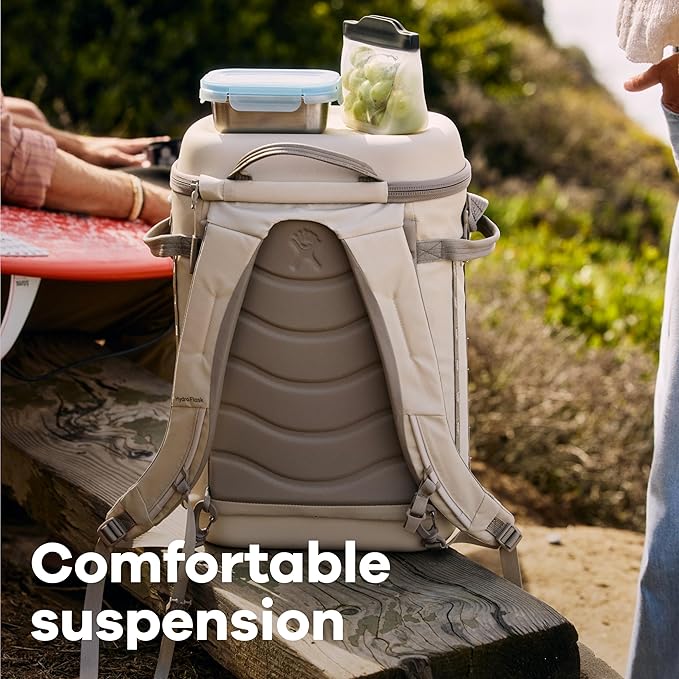 Hydro Flask Carryout Cooler Backpack - Insulated Portable Soft Cooler - 20 L Capacity in Birch