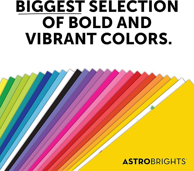 Bright Color Paper, Neenah Astrobrights®, Letter Paper Size, 24 Lb, FSC Certified®, Lift-Off Lemon, Ream Of 500 Sheets