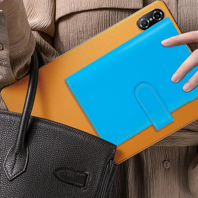 NICOOTHBudget Binder Cash Envelopes A6 Money Saving Binder with Zipper envelopes (Dark Blue)