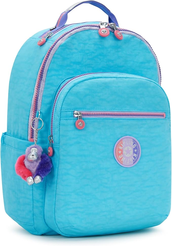 Kipling Women's Seoul Fc 15" Laptop Backpack, Durable, Roomy with Padded Shoulder Straps, Built-In Protective Sleeve