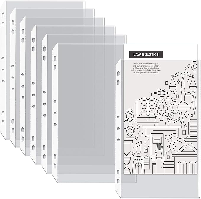 GOLD SEAL 100/Box Legal Size Clear Heavyweight Poly Sheet Protectors,8.5" x 14", 100-Count