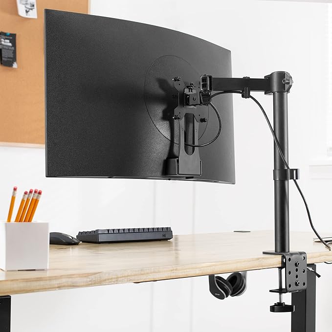 VIVO Quick Attach VESA Adapter Plate Bracket Designed for Samsung T55 Series Monitors, VESA up to 100x100, Black, MOUNT-SGT55