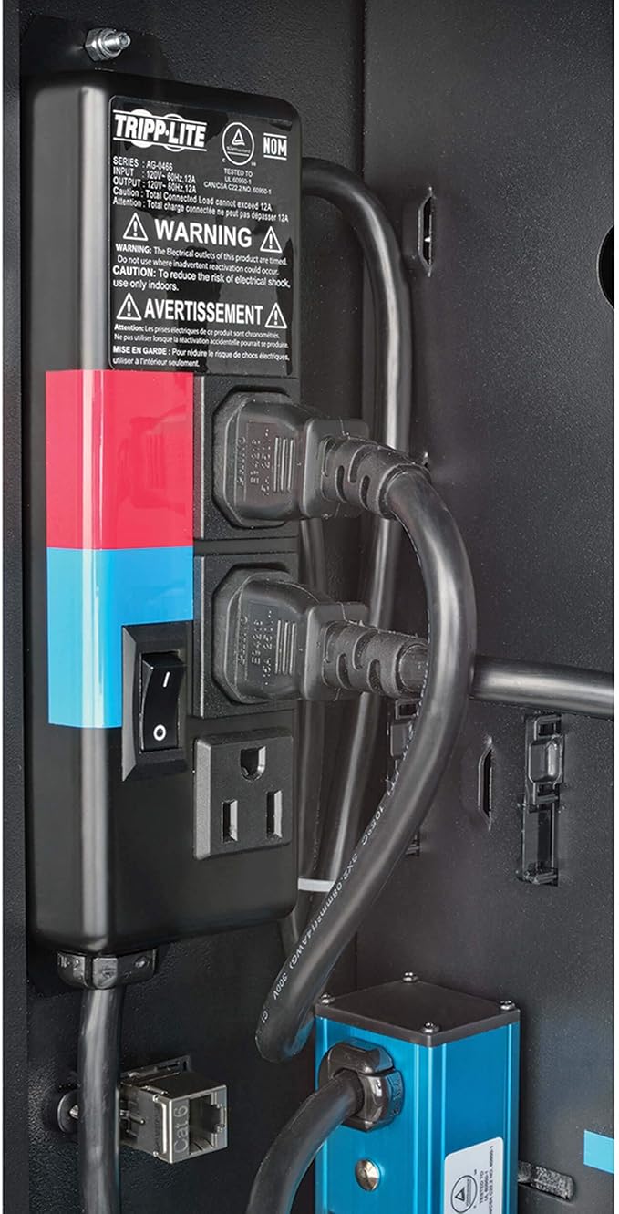 Tripp Lite 45-Port AC Mobile Charging Cart Storage Station for Chromebooks, iPads, Laptops, Tablets, Black (CSC45AC)