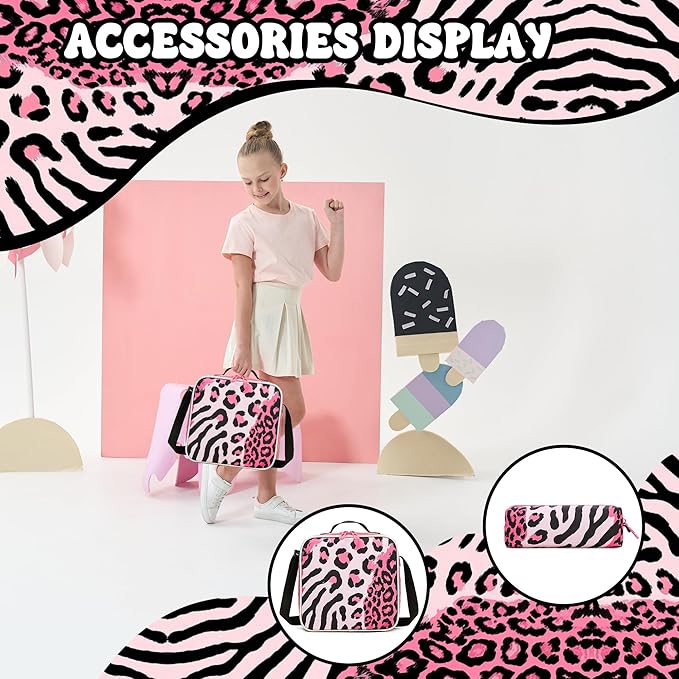 Backpack for Girls Backpack with Lunch Box School Backpacks for Girls with Pencil Case Back to School Supplies