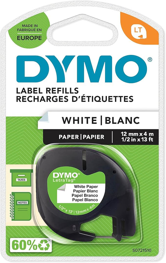 Dymo LetraTag Paper Label Tape