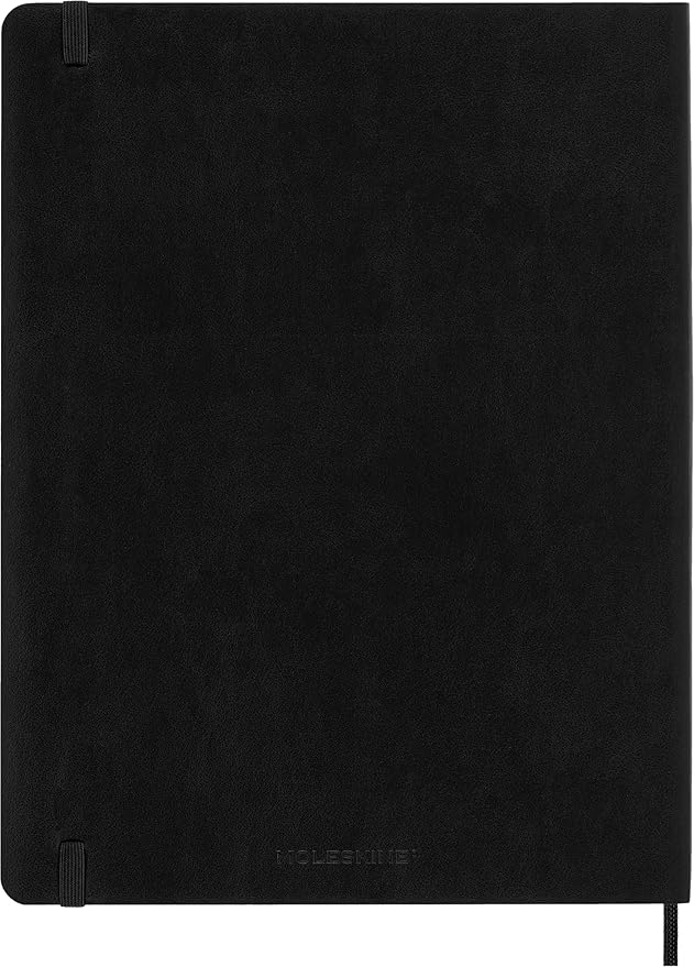 Moleskine Classic 12 Month 2026 Monthly Planner, Soft Cover, XL (7.5" x 9.75"), Black, 128 pages