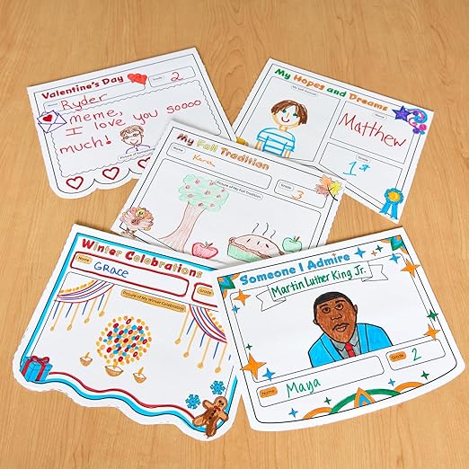 Really Good Stuff Ready to Decorate Pennants Posters Classroom Pack - 120 Posters