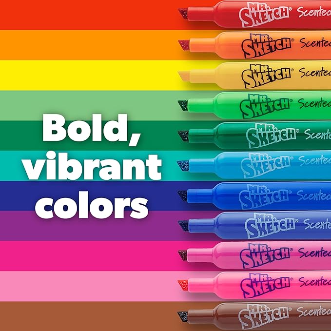 Mr. Sketch® Scented Markers, Class Pack, Assorted Colors, Pack Of 192