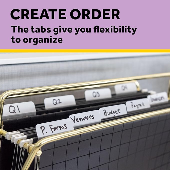 Post-it Tabs, 2 in, Solid, White, 25 Tabs/On-The-Go Dispenser, 2 Dispensers/Pack (686F-50WH) (Pack of 2)