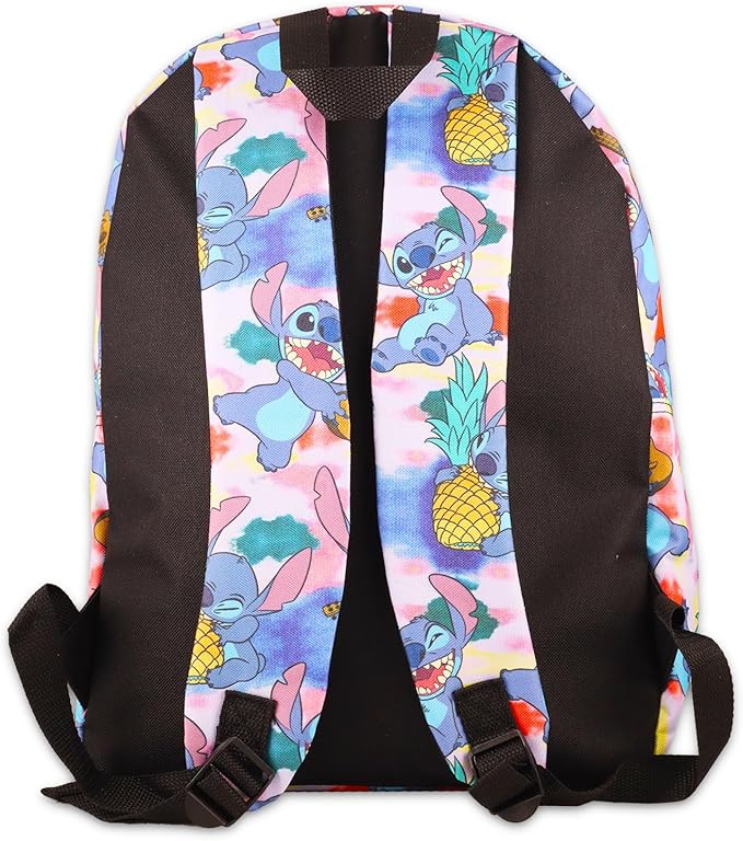 Disney Stitch Backpack and Lunch Box for Girls Set - Lilo and Stitch Backpack, Stitch Lunch Bag, Bottle, More | Stitch School Backpack for Kids Bundle