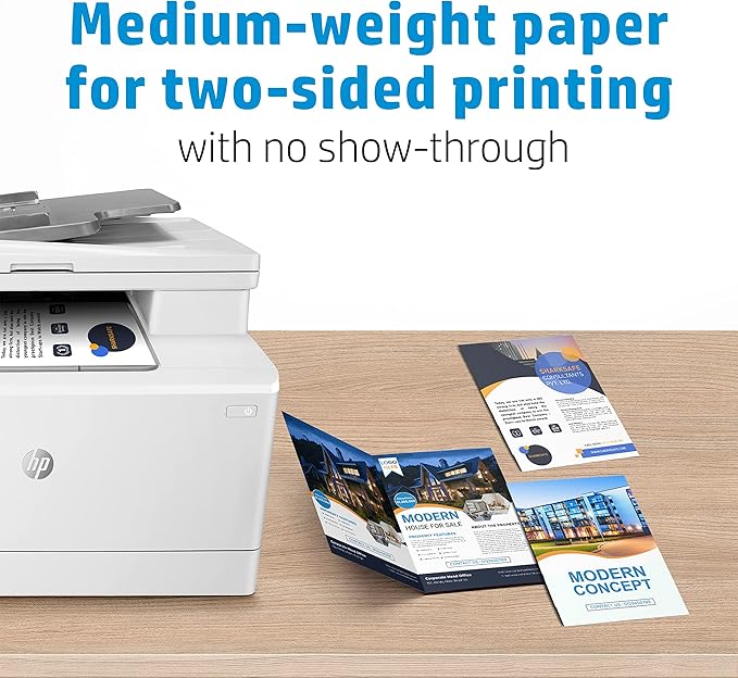 HP Enhanced Business Paper, Matte, 8.5x11 in, 40 lb, 150 sheets, works with laser printers (Q6543A)