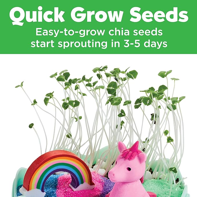 Creativity for Kids Mini Garden: Magical Unicorn Terrarium Kit - Unicorn Gifts for Girls, Kids Craft and Toy, Unique Easter Basket Stuffers (Ages 6+)