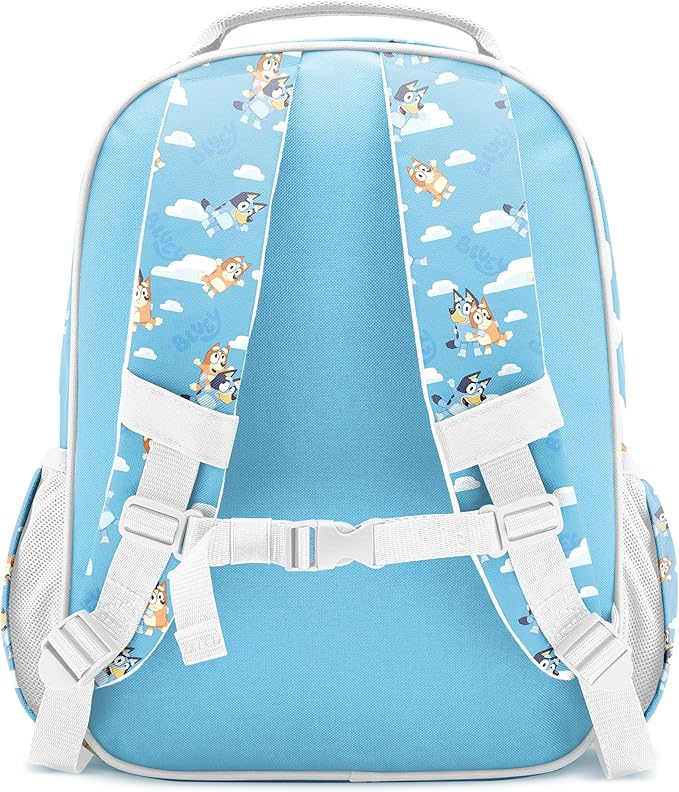Simple Modern Medium Bluey Toddler Backpack for School Girls and Boys | Kindergarten Elementary Kids Backpack | Fletcher Collection | Kids - 15" tall | Bluey Sky
