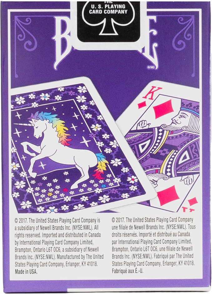 Bicycle Unicorn Playing Cards, Standard Index, 1 Deck