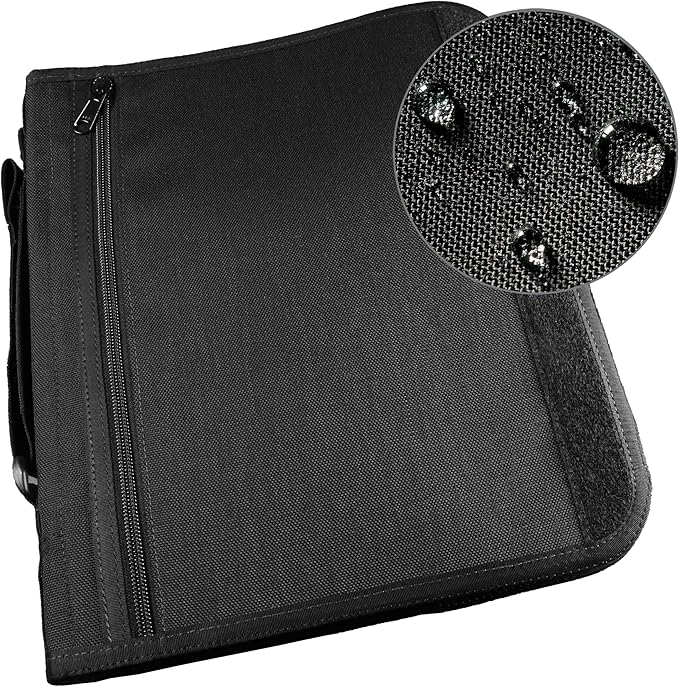 Rite in the Rain Weatherproof Starter Field Planner Kit, Black CORDURA fabric Cover, 1" Ring Binder, Ruler / Writing Guard (No. 9250B-MX)