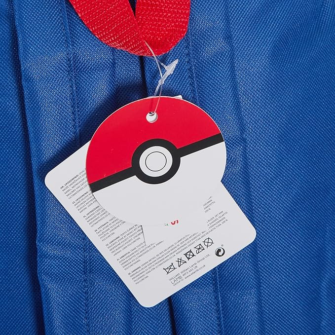 Pokemon Backpack + Lunch Bag + Pencil Case 3 Piece Pikachu School Bag Set College Travel Rucksack