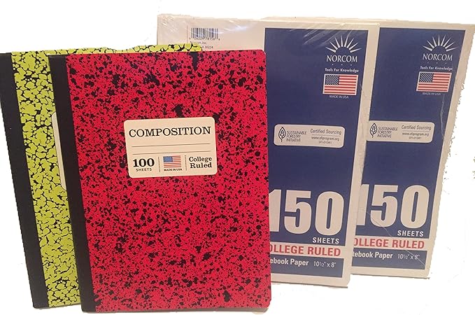 Secondary School Supply Pack - 25 Essential Items for College, High School or Middle School. Includes Pencils, Paper, Binders, Notebooks, Folders and More! 25 Piece Bundle