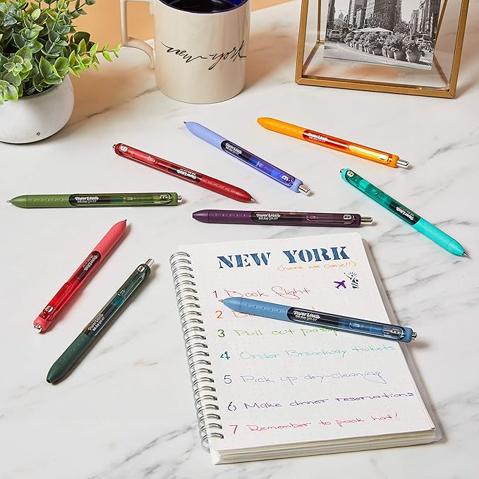 Paper Mate InkJoy Pens Gel Pens Medium Point (0.7 mm) Assorted,36 Count (Pack of 6)