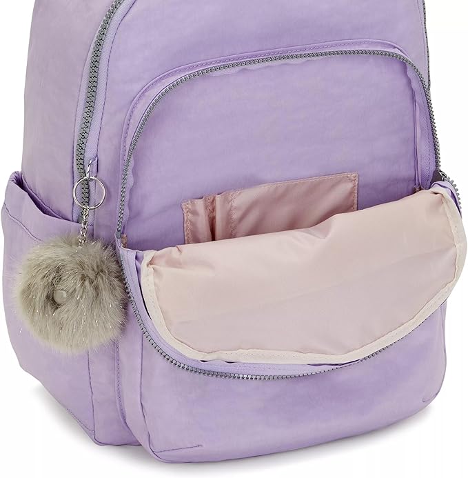Kipling Women's Seoul 15" Laptop Backpack, Durable, Roomy with Padded Shoulder Straps, Built-In Protective Sleeve