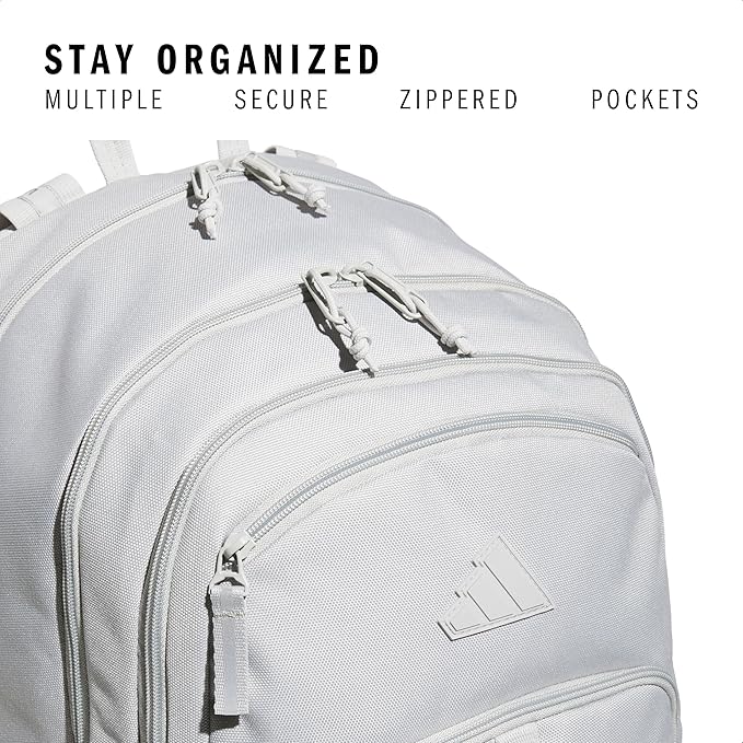 adidas Prime Backpack for Work, Travel Bag for Women and Men with Padded Compartment for Laptop
