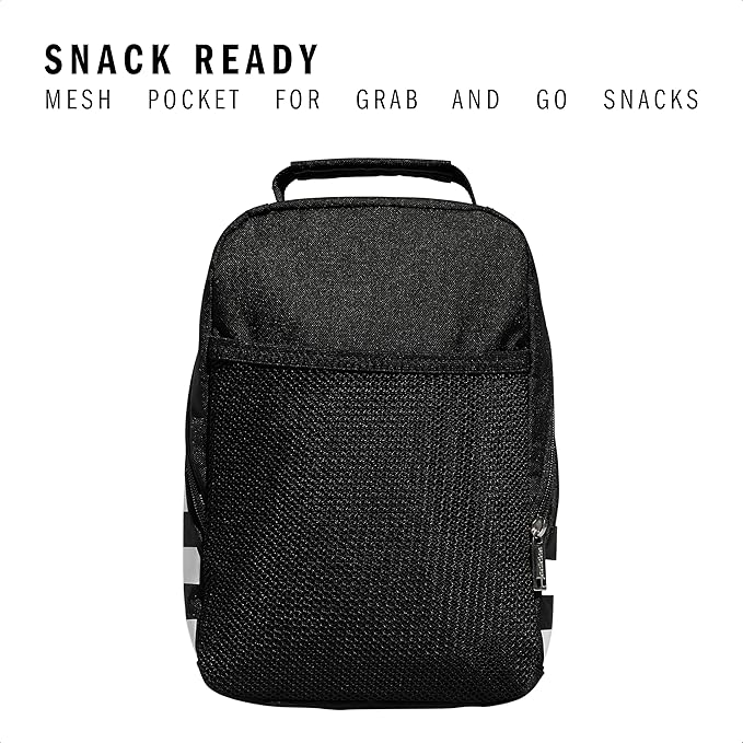 adidas Unisex Santiago Lunch Bag Cooler for Women and Men, Insulated Food Container Box with Mesh Pocket