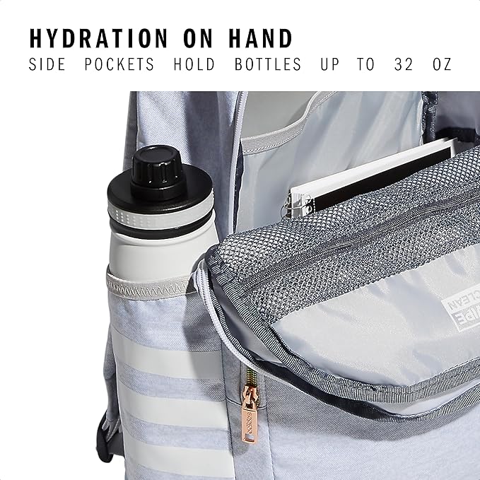 3-Stripe Classic backpack for men and women, bag with laptop sleeve