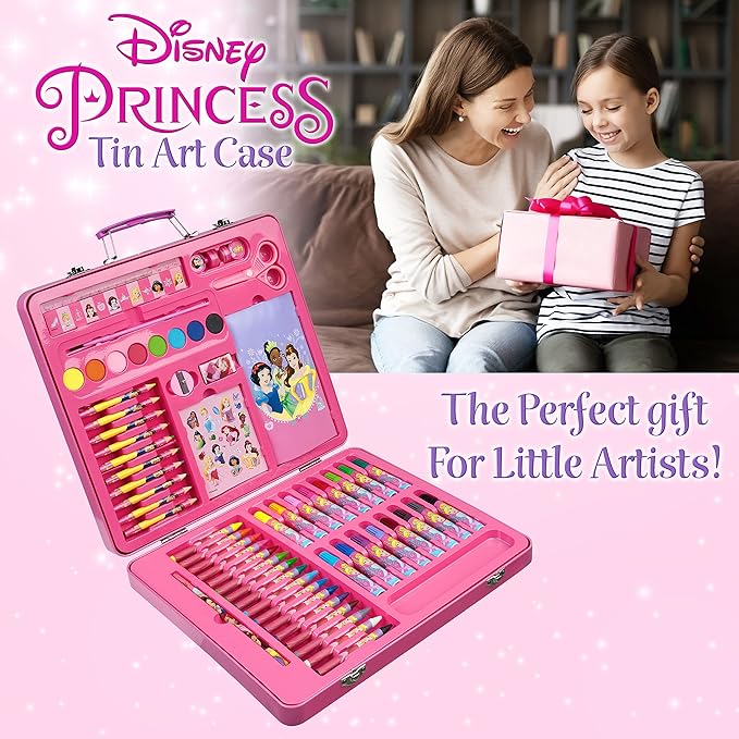 Disney Colored Pencils Art Supplies Kids Drawing Kit School Supplies Girls Drawing Pencils Art Kit with Crayons Gifts for Girls