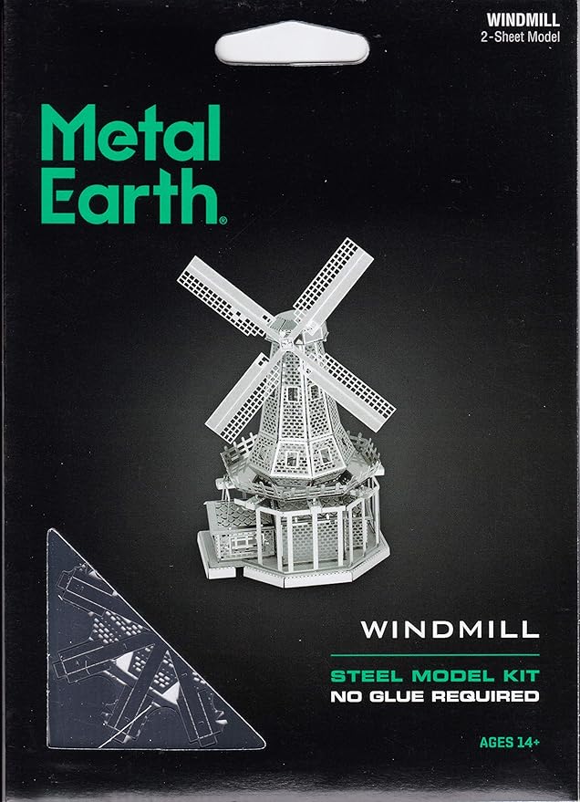 Metal Earth Windmill 3D Metal Model Kit Fascinations