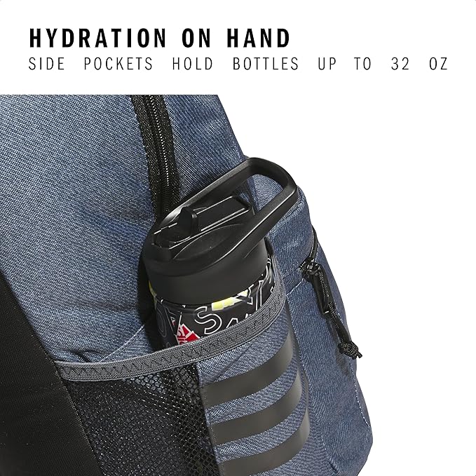 3-Stripe Classic backpack for men and women, bag with laptop sleeve